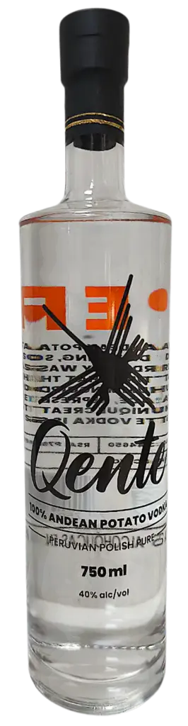 Qente peruvian potato vodka new bottle - vodkaQente.com - Qente for the people